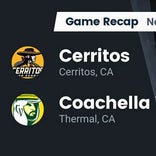 Cerritos extends home winning streak to three