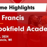 Brookfield Academy takes loss despite strong efforts from  Maddie Leschig and  Madison York