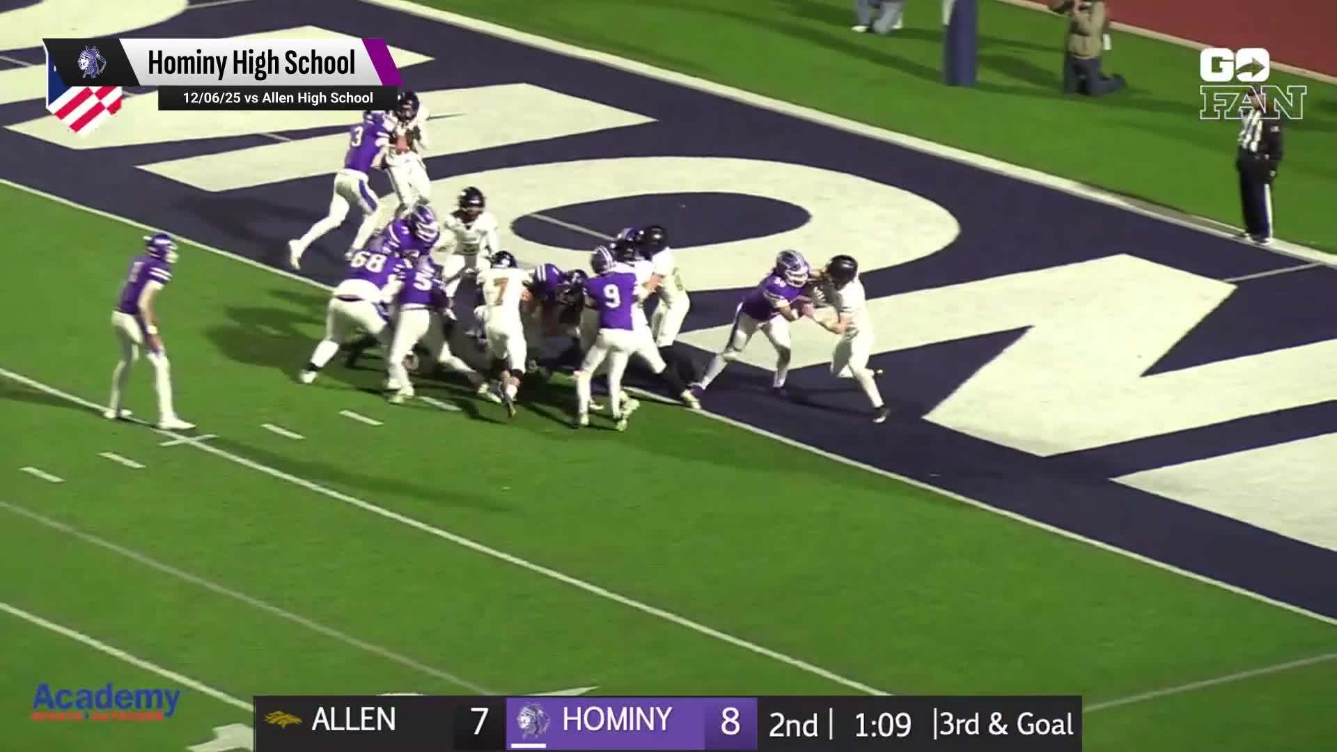 Football Recap: Hominy's Run of Ten Straight  Wins Now Over + How To Watch