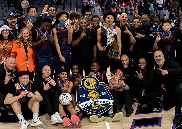 No. 2 Roosevelt completes run to Open Division state championship in California behind dominant play from five-star senior Brayden Burries. (Photo: Mark Bausman)