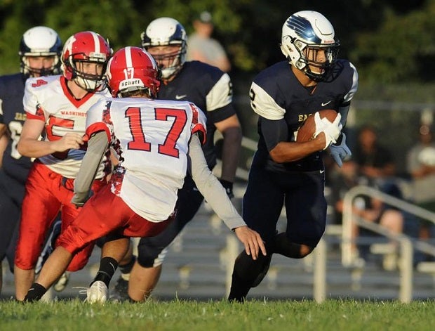Malakai Brown is a dual-threat for Hedgesville at wideout with the ability to run the ball as well. On Nov. 10, Brown helped the Eagles to their first playoff win in more than two decades.