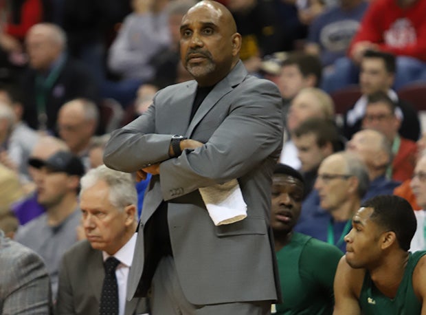Coach Dru Joyce has been a part of seven of Akron St. Vincent-St. Mary's record eight state titles.