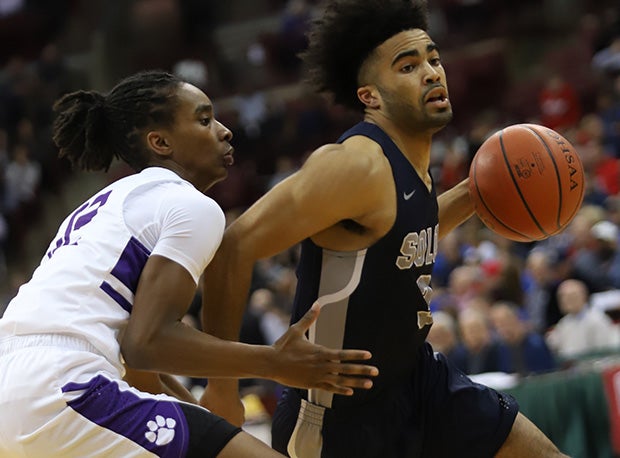 Solon's Sincere Carry (West Liberty) scored 56 points in two D-I state tournament games.