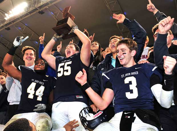 St. John Bosco knocked off De La Salle for its state title, which is no easy task.