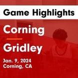 Gridley piles up the points against Corning