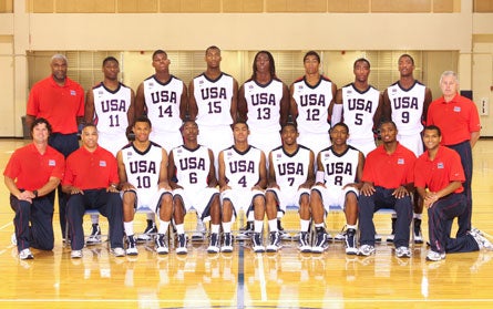After helping the United States win a gold medal in 2010, Andre Drummond (top row, No. 15), Tony Wroten (top, No. 5), Michael Kidd-Gilchrist (top, No. 9), Marquis Teague (bottom, No. 6) and Bradley Beal (bottom, No. 8) are about to realize their NBA dreams.