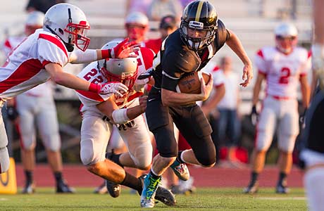 Kyle Little and Corning (5-1) will host Union-Endicott Friday in one of New York's top games of the week.