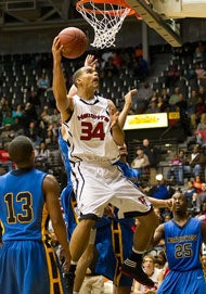 Kansas signee Perry Ellis tried to keep Heights' streak alive with 30 points and 13 rebounds.