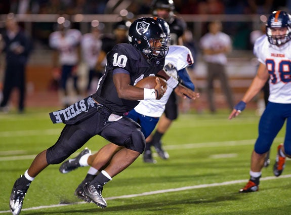 Tommy Armstrong and Steele are gunning for the school's second state title in its six-year existence.