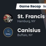 Football Game Recap: Canisius Crusaders vs. St. Francis Red Raiders