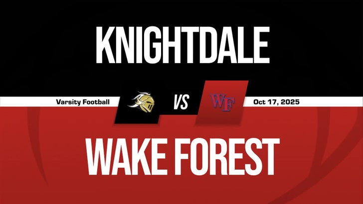 Football Recap: Wake Forest Beats Knightdale for Their Third Str