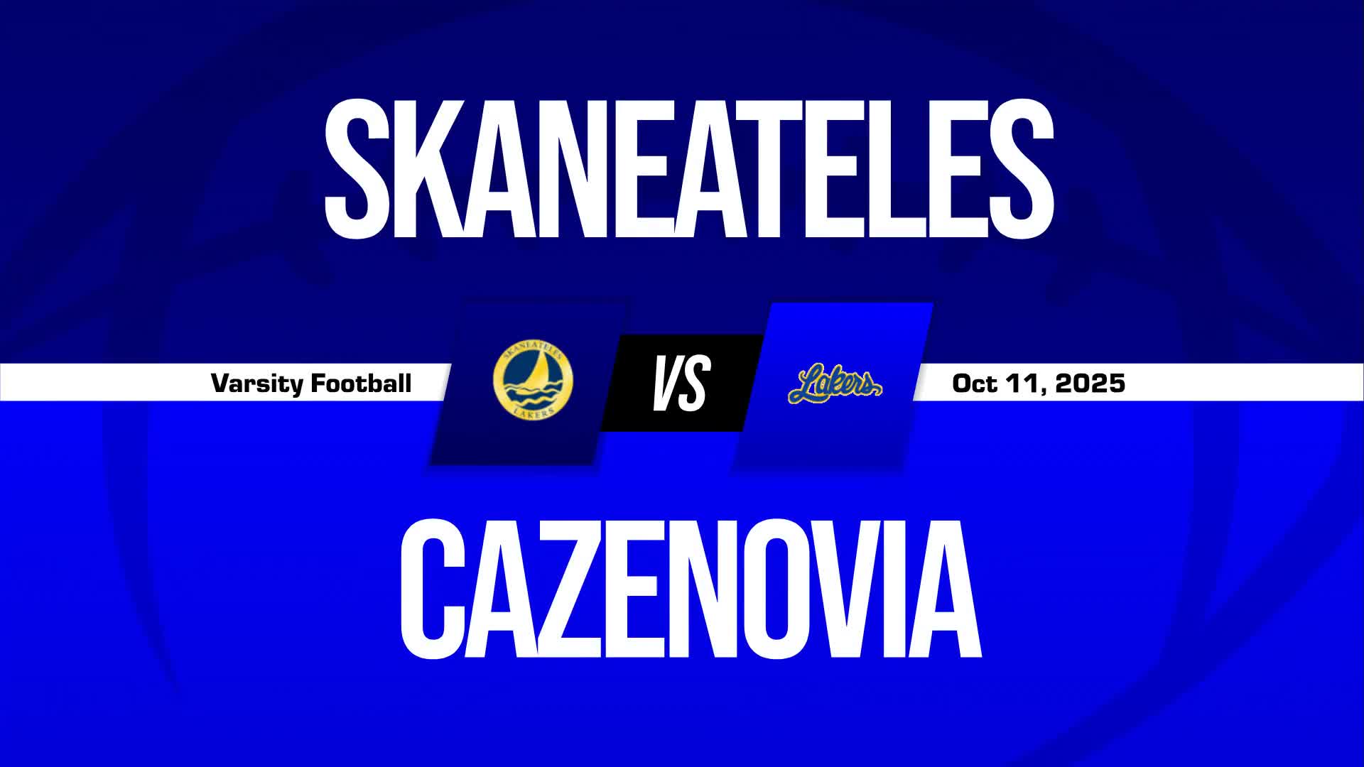 Football Game Preview: Cazenovia Lakers vs. Southern Hills [Tull