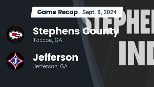 Football Game Recap: Stephens County Takes a Loss