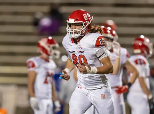 No. 6 Regis Jesuit and standout defensive end Nunie Tuitele, a Cal recruit, take on top-ranked Valor Christian in their season opener.