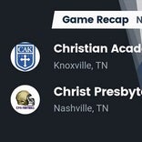 Football Game Recap: University School of Jackson Bruins vs. Christ Presbyterian Academy Lions