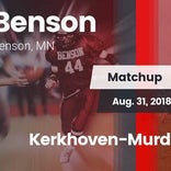 Football Game Recap: Benson vs. Kerkhoven-Murdock-Sunburg