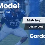 Football Game Recap: Model vs. Gordon Central