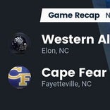 Cape Fear vs. Western Alamance