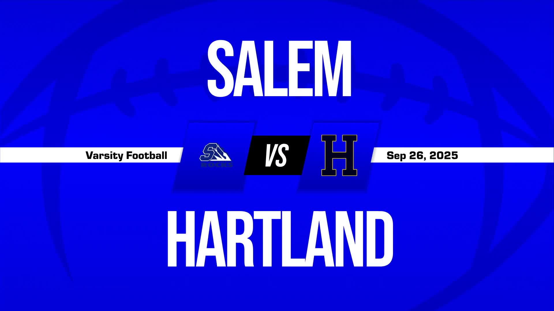 Football Recap: Hartland Finds Home Field Redemption Against Sal