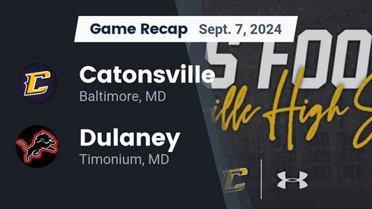 Football Recap: Catonsville Starts Season with  Victory Against 