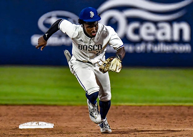 James Clark helped St. John Bosco win 27 of its last 28 games this spring en route to section and regional titles. (PHOTO: Louis Lopez)