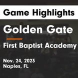 First Baptist Academy vs. East Lee County
