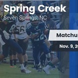 Football Game Recap: Spring Creek vs. Midway