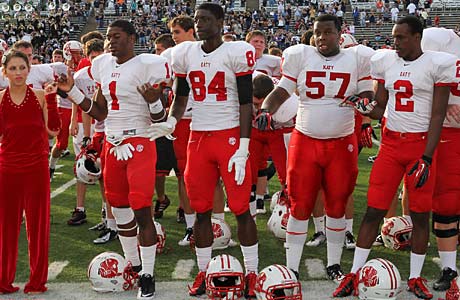 Katy is projected to win its playoff game against Steele on Saturday at Baylor University.