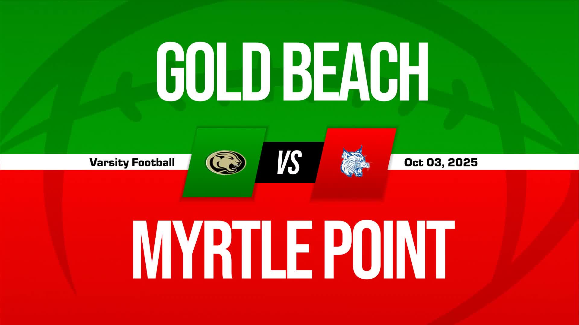 Football Game Preview: Gold Beach Panthers vs. Oakland Oakers + How To Watch