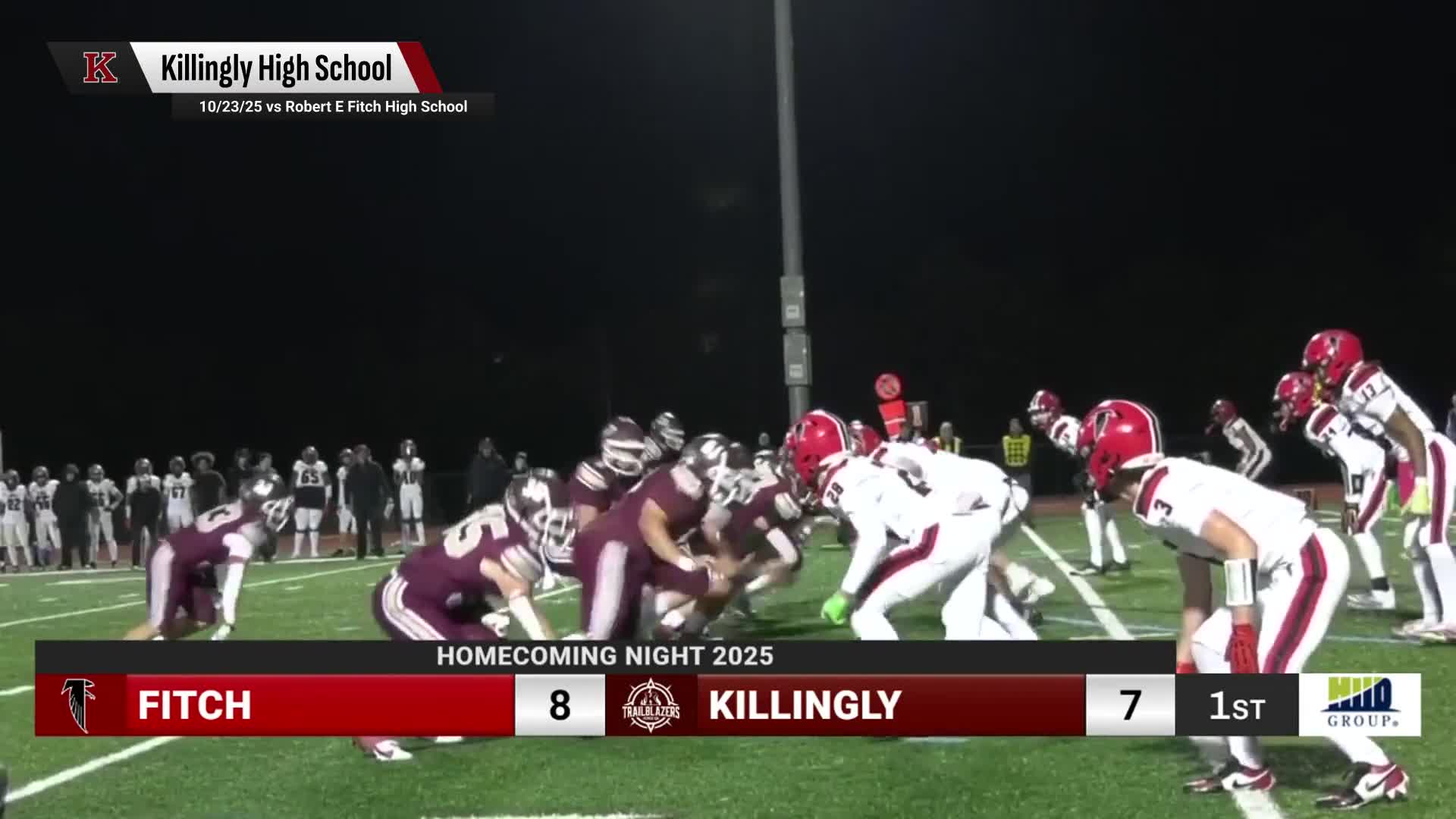 Football Recap: Killingly Piles Up the Points Against Norwich Fr