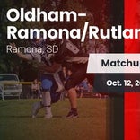 Football Game Recap: Oldham-Ramona/Rutland vs. St. Mary