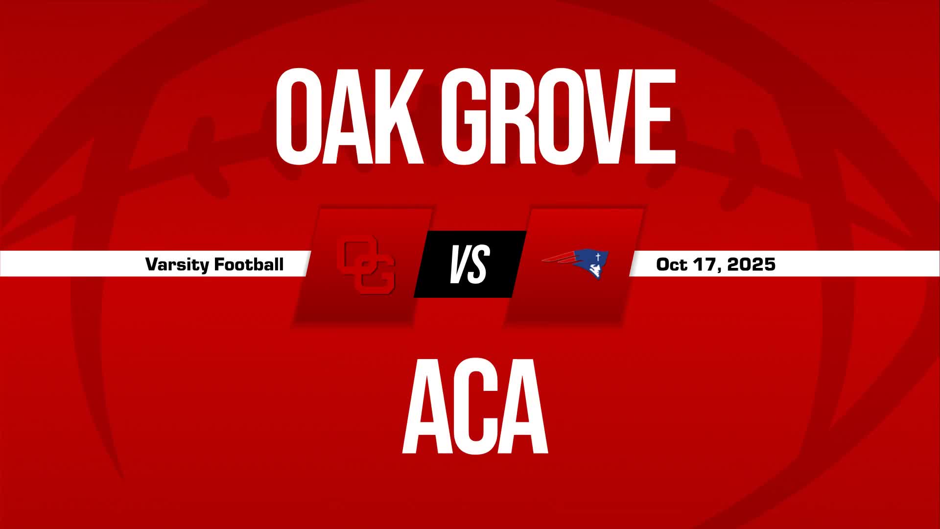 Football Game Preview: Oak Grove Tigers vs. Fairfield Tigers + How To Watch