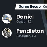 Football Game Recap: Pendleton Bulldogs vs. Daniel Lions