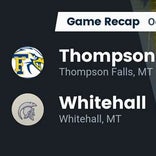 Football Game Recap: Whitehall/Harrison Trojans vs. Thompson Falls Blue Hawks