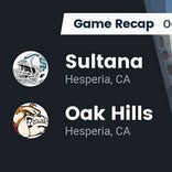Football Game Recap: Sultana Sultans vs. Hesperia Scorpions