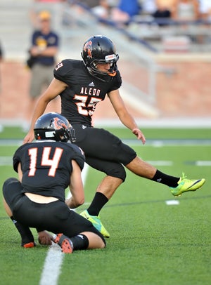 Aledo kicker Chance Nevarez set a national recordfor consecutive extra points converted, a byproductof Aledo's unstoppable offense.