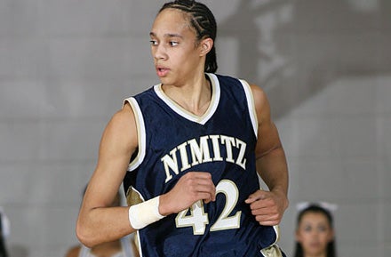 Brittney Griner led Nimitz (Houston, Texas) High School to its first state 5A title in 2009.