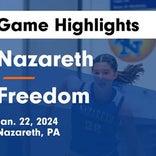 Basketball Game Recap: Nazareth Area Blue Eagles vs. Liberty Hurricanes