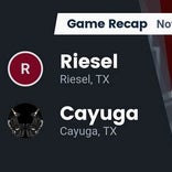 Football Game Recap: Riesel Indians vs. Cayuga Wildcats