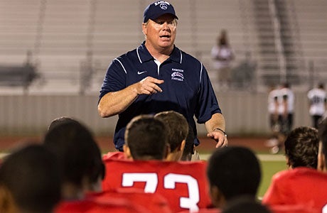Dawson head coach Eric Wells leads an Eagles squad that should be one of the best in the Houston area in 2013.