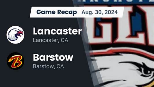 Football Game Preview: Barstow on Home-Turf