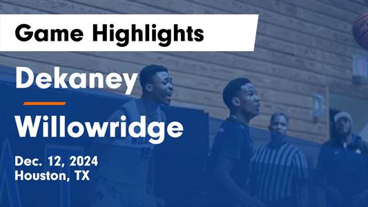 Basketball Game Preview: Fort Bend Willowridge Eagles vs. Sealy 