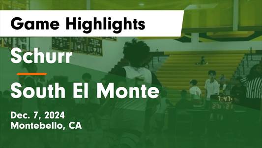 Basketball Game Preview: Schurr Spartans vs. Simi Valley Pioneer