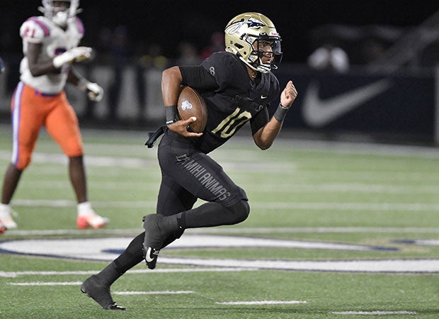 Bosco junior quarterback Pierce Clarkson rushed for two second-quarter touchdowns.  