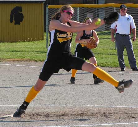 Mindy Lorimor is in elite company as one of the few pitchers to strike out all 21 batters in a perfect game on two separate occasions.