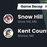 Football Game Recap: Snow Hill Eagles vs. Kent County Trojans