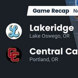 Football Game Recap: Lakeridge Pacers vs. Central Catholic Rams