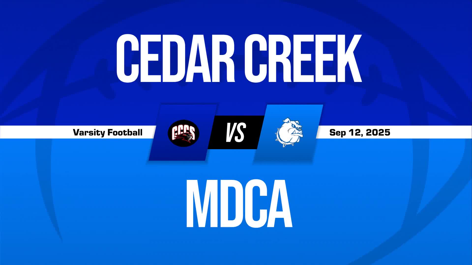 Football Recap: Cedar Creek Christian Comes Up Short