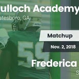 Football Game Recap: Frederica Academy vs. Bulloch Academy