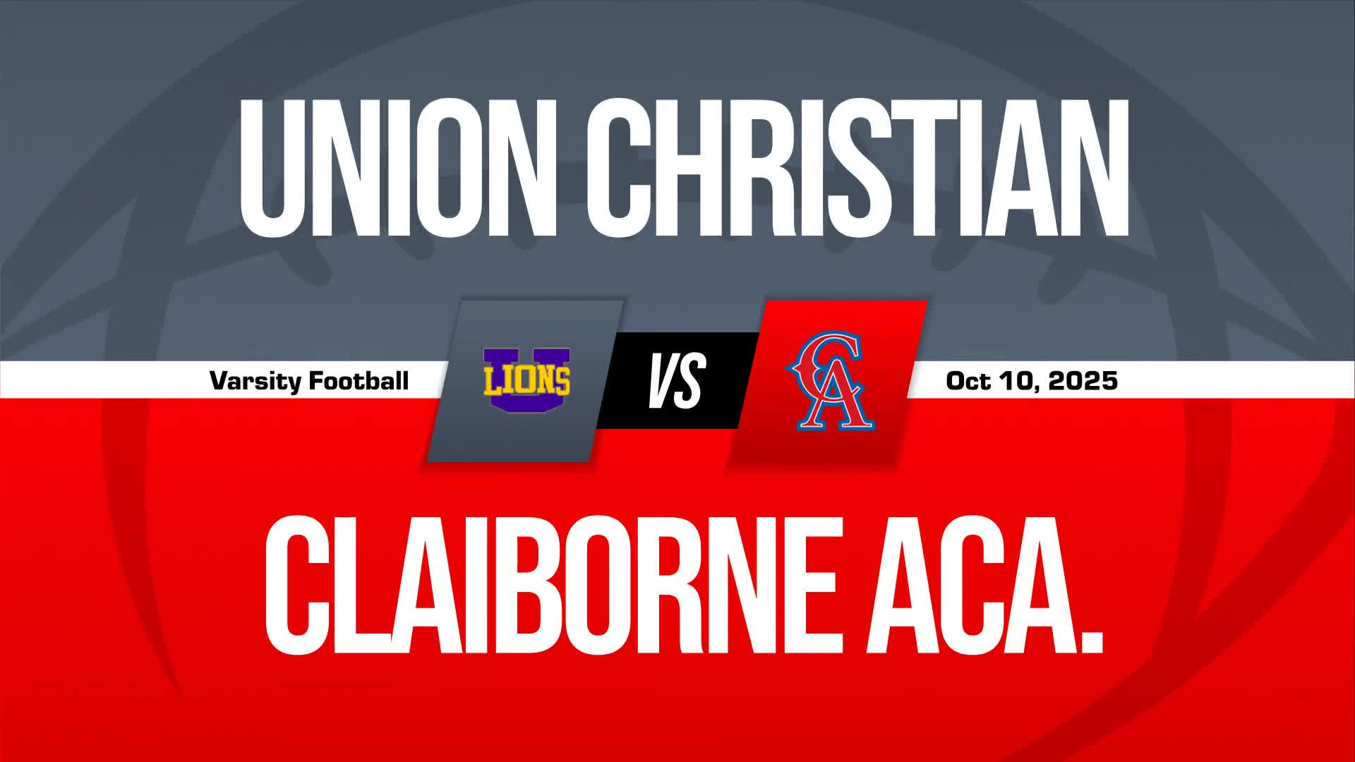 Football Game Preview: Claiborne Academy Rebels vs. River Oaks Mustangs + How To Watch